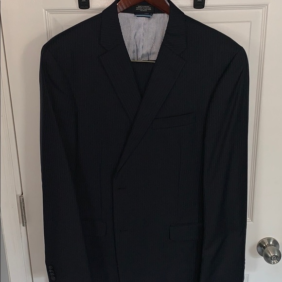 Tommy Hilfiger Pinstripe Single Breasted Full Suit - Picture 1 of 4